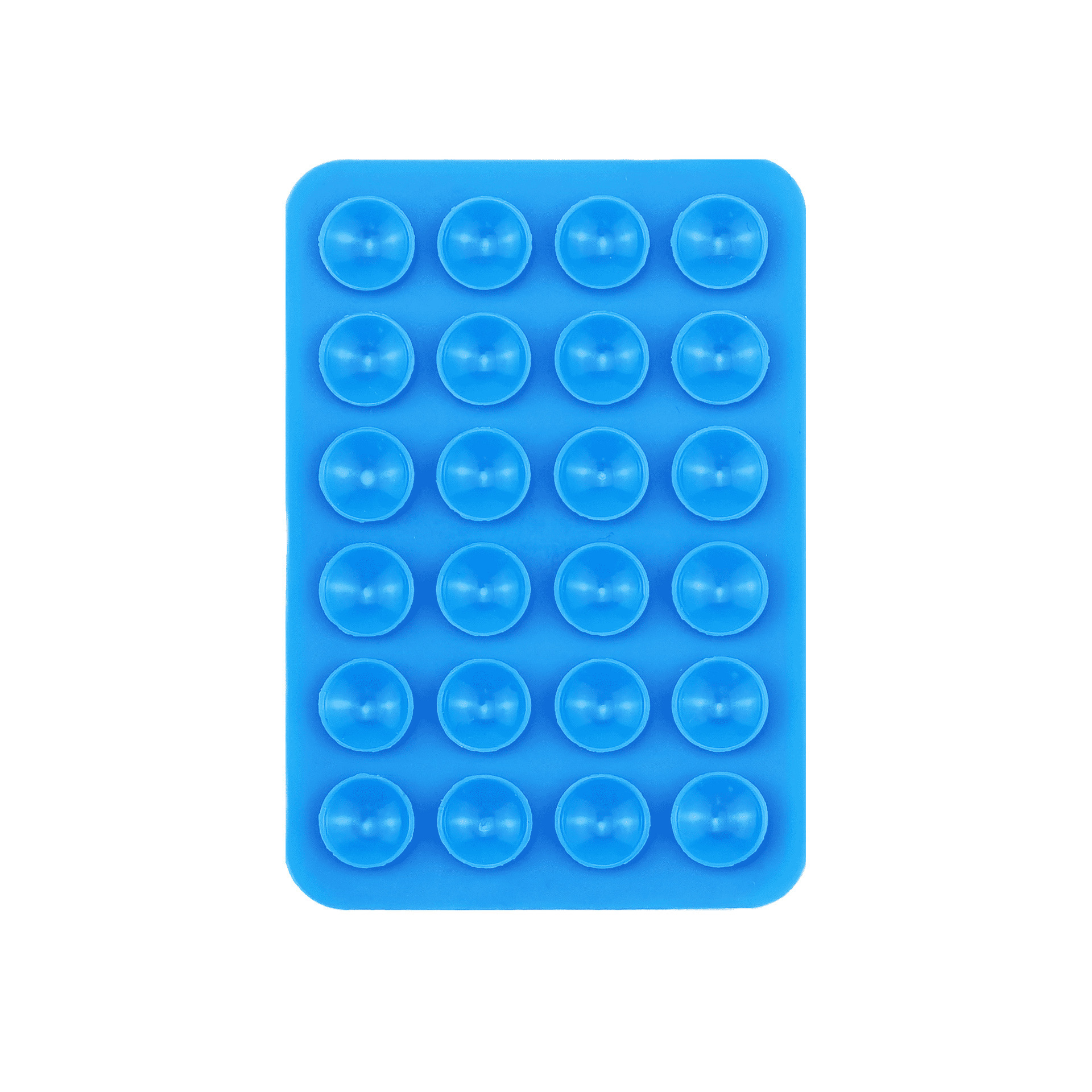 Blue silicone sticky phone grip