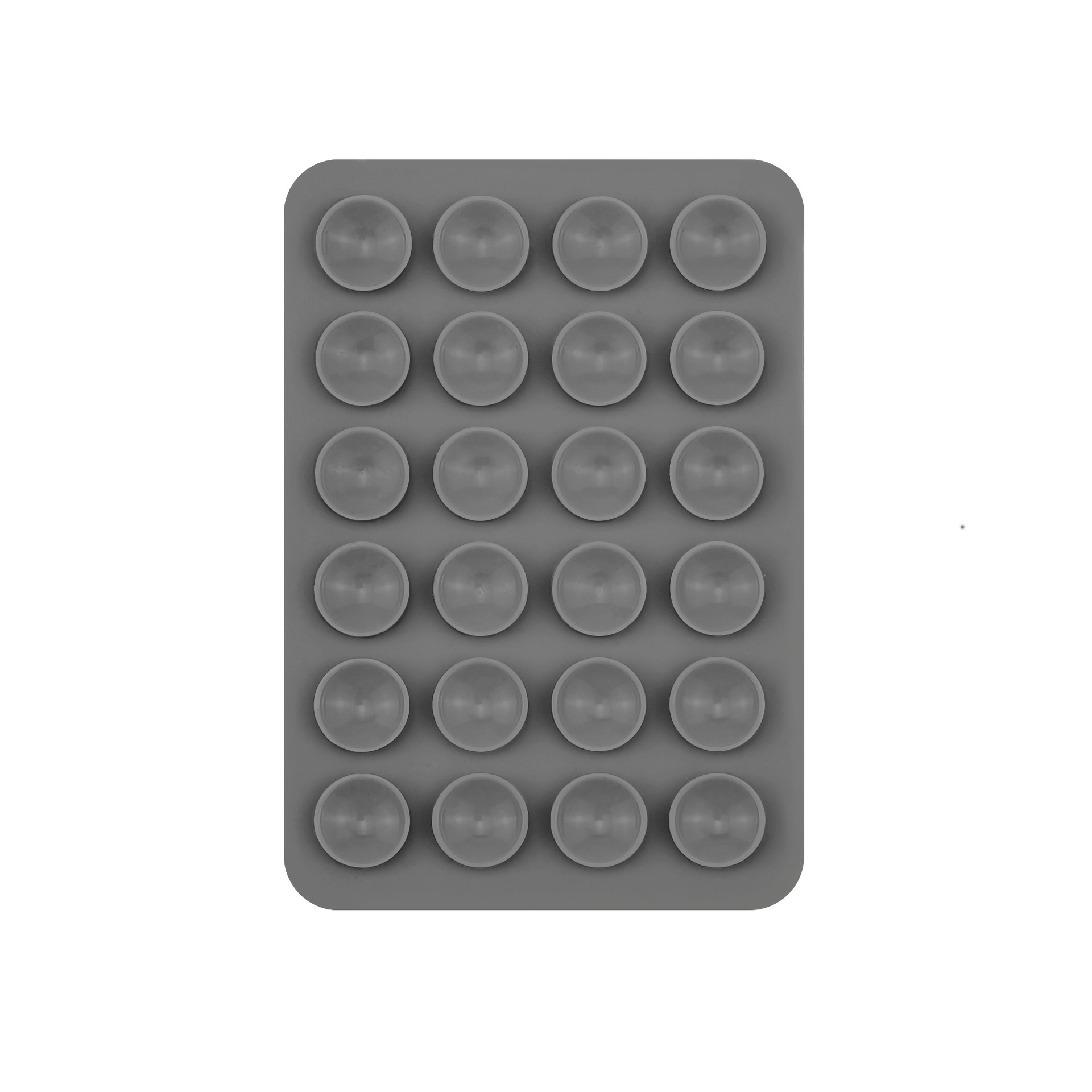 Gray silicone sticky phone grip