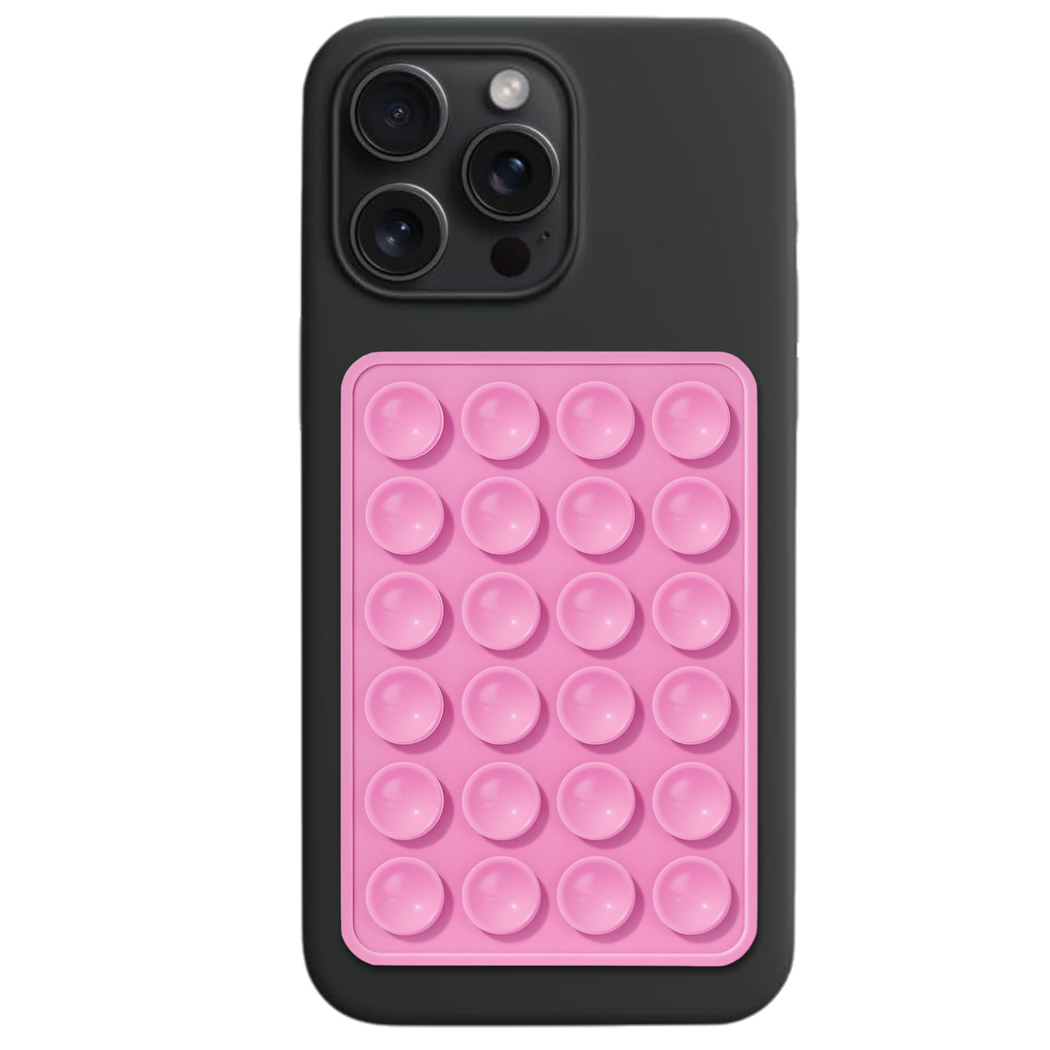 Flexible Silicone Sticky Grippy Suction Cup Phone Grip