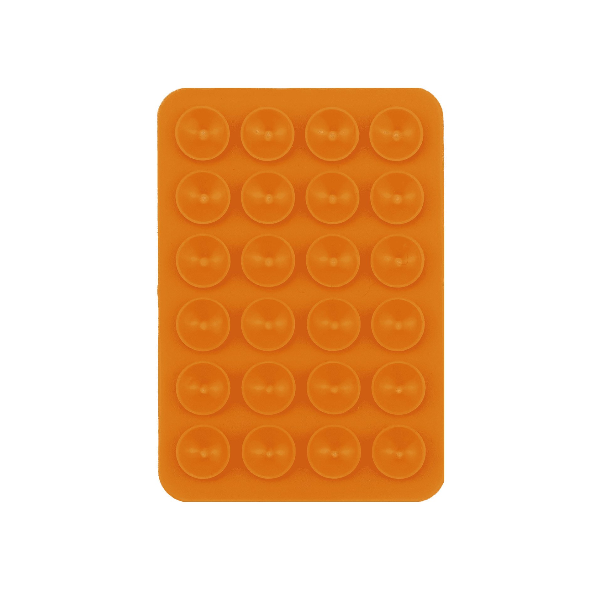 Orange silicone sticky phone grip