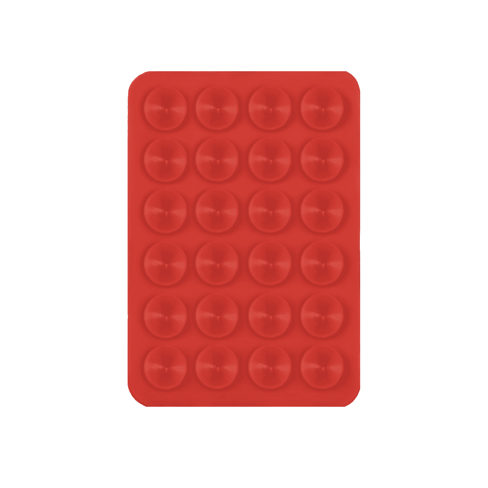 Red silicone sticky phone grip