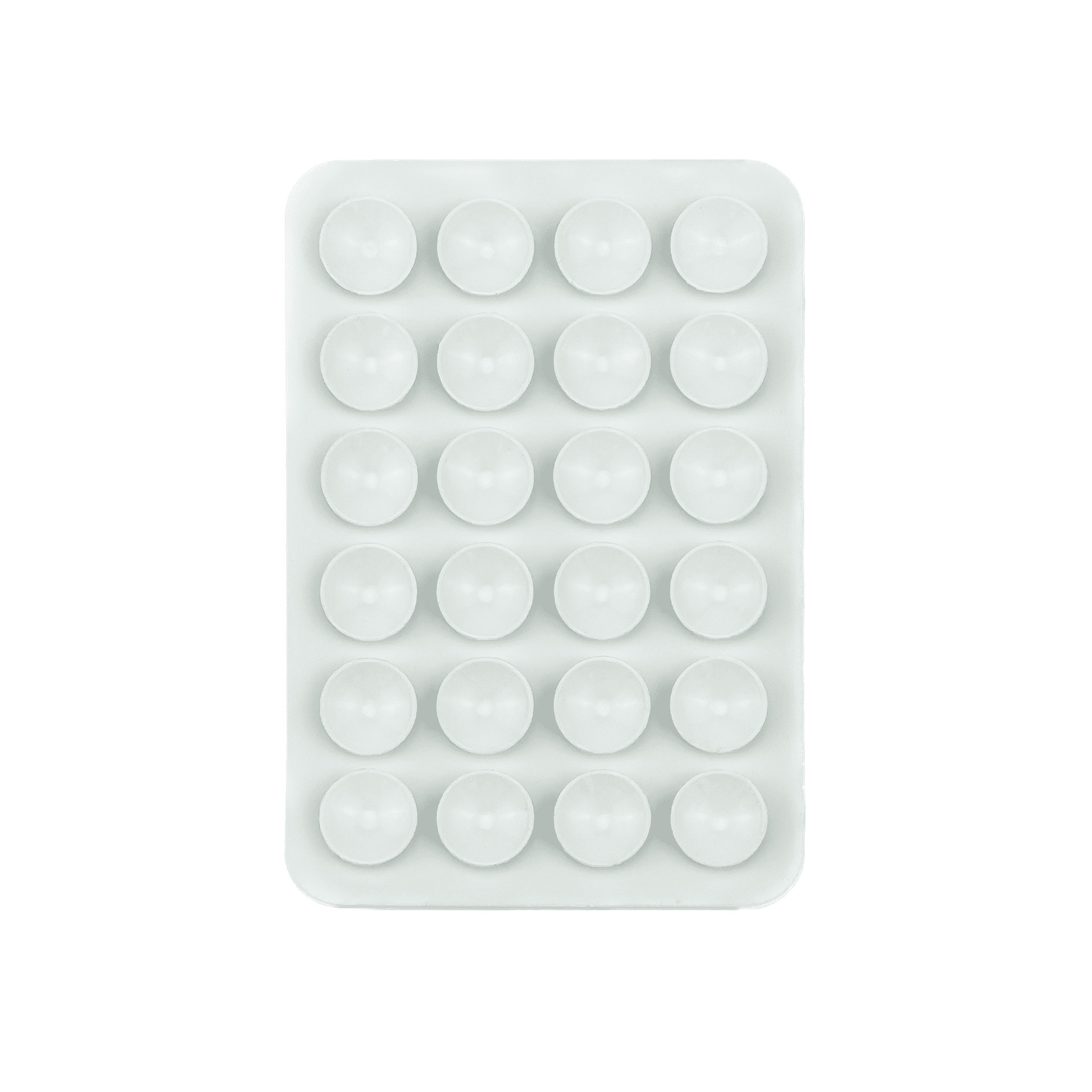 White silicone sticky phone grip