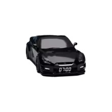 Compact black sports car alarm clock thumbnail